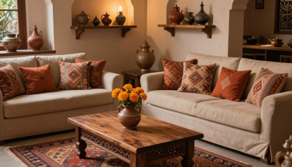 warm earth tones for Indian homes