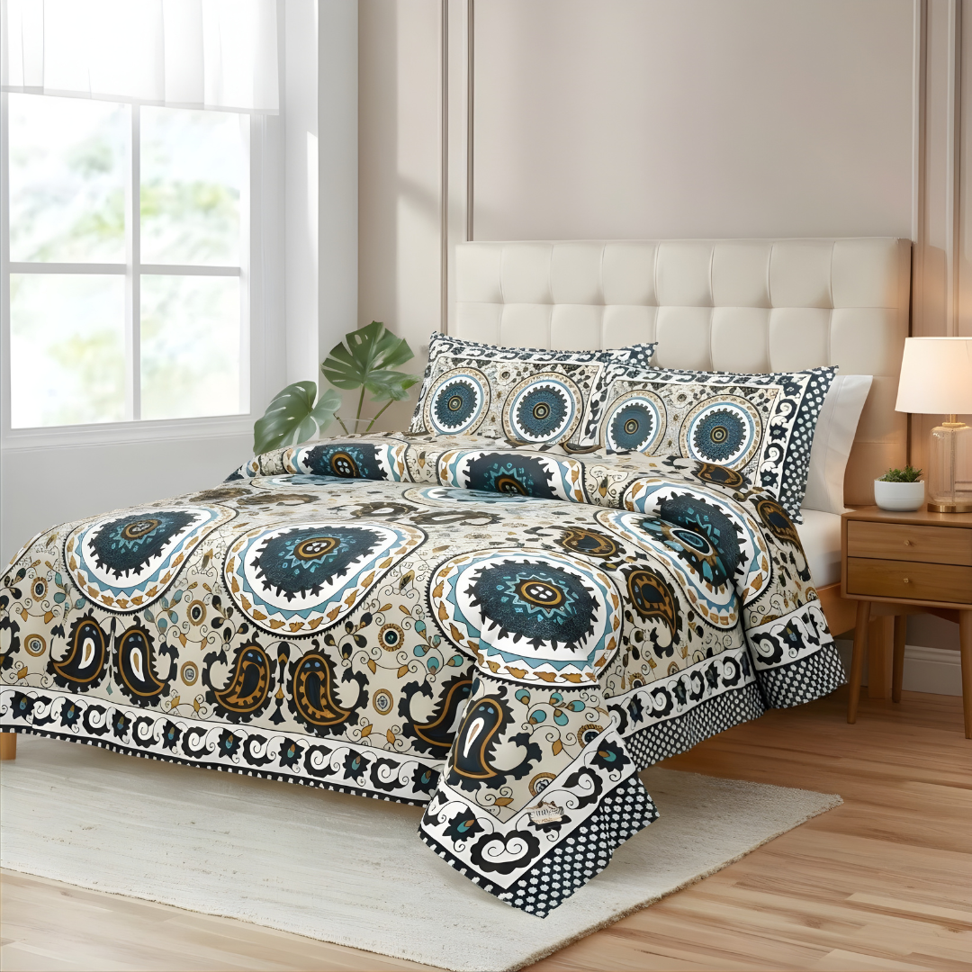 royal-mandala-jaipuri-100-cotton-premium-bedsheet-set-with-2-pillow-covers